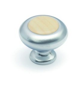 Pomo redondo con adorno 3504