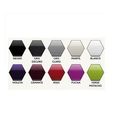 Tirador metálico con metacrilato 4778